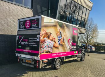 Nieuwe autobelettering voor TrapXpress